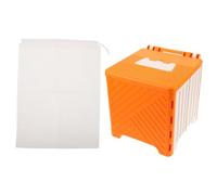 minkissy Portable Foldable Potty Chair with Storage Pouch for Lightweight Travel Essential Toilet Seat for Indoor Outdoor Camping Quick-Clean Compact Training Toilet