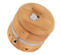 minkissy Portable Moxibustion Box Durable Skin Friendly Bamboo Moxa Pot with Even Heat Distribution for Traditional Chinese Therapy Travel and Home Use Multi Function Relaxation Tool