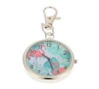minkissy Portable Pocket Watch for Nurses Modern Alloy Design with Digital Numbers for Elderly Learn Practical Key Ring Watch for Everyday Use