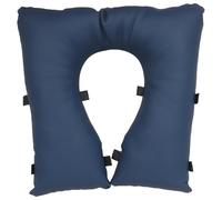 minkissy Portable Raised Toilet Seat Attachment for Elderly and Pregnant Users, Soft Padded Sponge and Pu Material with Enhanced Comfort and Stability, Elongated Design for Household