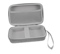minkissy Portable Small Makeup Suitcase Mini Cosmetic Travel Case Organizer for Women Compact Gray Carrying Case for Skincare Medicine Storage and Professional Beauty Tools