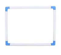 minkissy Portable Square Embroidery Frame Clamp Tool 30x40cm PVC Plastic Clip Hoop for Cross Stitch Needlepoint Quilting Craft Random Color, Handheld Frame for DIY Sewing and Needlework