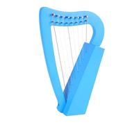 minkissy Portable String Wooden Lyre Harp for Beginners Lightweight Classical Style Harp Instrument for Adults Design for Lessons and Performances Easy to Play Music Lover Gift