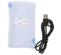 minkissy Portable USB Milk Bottle Warmer Sleeve Insulated Travel Bag for Breastmilk Convenient Wear Resistant Design for Newborns Efficient Heat Preservation for Daily Use