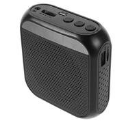 minkissy Portable Voice Amplifier with Microphone for Teachers Mini Speaker System Easy Operation and Clear Sound Transmission Suitable for Teaching Presentations and Tours Black Recording