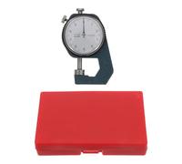 minkissy Precision Dial Thickness Gauge for Paper and Cloth with Display and High Precision Measurement, Iron Material Portable Tool for Manufacturing Workshops