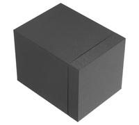 minkissy Preserved Roses Small Crystal Ball Box with Music and Dustproof Cover, Grey Base 155x155x205mm, Jewelry Favor Box for Birthday, Christmas, Wedding Presents