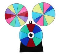 minkissy Prize Wheel for Events with Blank Slots Tabletop Dry Erase Spinning Wheel for Raffles Wedding Games and Interactive Fun Activities