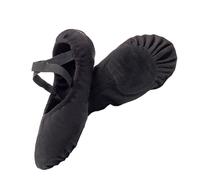minkissy Professional Ballet Shoes for Women Breathable Black Dance Footwear with Stretch Belt for Yoga Folk Dance and Jazz Comfortable Soft Sole Design for Freedom of Movement Random Color