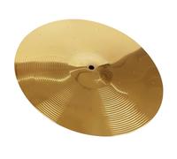 minkissy Professional Brass Alloy Jazz Drum Cymbal Replacement for Drum Set Percussion Instrument with Sound Warm Balanced Timbre Durable Wear Resistant Design Suitable for Rock Pop Jazz