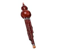 minkissy Professional Cucurbit Flute Hulusi Traditional Chinese Wind Instrument for Beginners Lightweight Portable Music Instrument Students and Adults