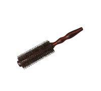 minkissy Professional Ergonomic Design Smooth Wooden Handle Hair Volume Enhancer Hairdressing Brush Scalp Massage Comb