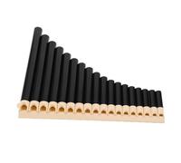 minkissy Professional Pan Flute Wind Instrument 16 Pipes Abs Material Traditional Chinese Teaching Tool Cultural Heritage for Performance and Learning in School Music