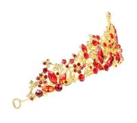 minkissy Queen Crown for Wedding Bridal Hair Accessory Retro Tiara Crown for Decor Queen Tiara