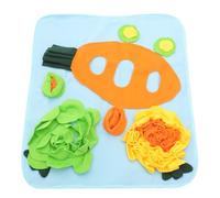minkissy Rabbit Feeder Interactive Foraging Mat Bunny Guinea Pigs Hay Feeder Small Animal Snuffle Pad Toy Household Wear-resistant
