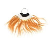 minkissy Real Hair Dye Palette for Testing Blonde Natural Hair Samples Salon Practice Strands Styling Accessories