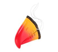 minkissy Realistic Parrot Bird Nose Mask Vinyl Animal Beak Prop for Halloween Party Comfortable Wear Distinctive Design Costume Accessory for Fun Events