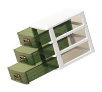 minkissy Really Useful Plastic Storage Box Makeup Organizer Desk Organizer Desktop Storage