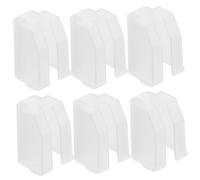 minkissy Record Player Stylus Protector 6Pcs Plastic Sturdy Needle Covers for Turntables Easy Installation, Static Prevention for Vinyl Playback