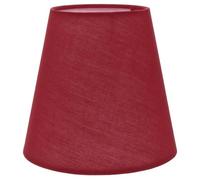 minkissy Red Cloth Lamp Shade Wall Light Accessory for E14 Lamp Holder Protecting Eyes Not Easy to Fade Simple Retro Industrial for Bedrooms and Study Rooms