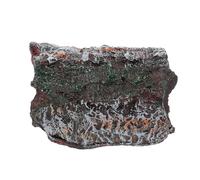 minkissy Reptile Hideout Resin Climbing House Bark Texture Unique Landscape Ornament for Turtles Tortoises and Small Pets Terrarium Habitat Decoration