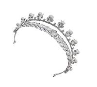 minkissy Rhinestone Crown Head Tiara Wedding Decorations for Bridal Fashion Beauty Accessory Elegant Headwear for Women