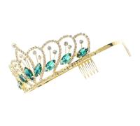 minkissy Rhinestone Crown Headband for Women and, Bridal Decorative Hair Accessories Crystal Design, Wedding and Birthday Party Hairband