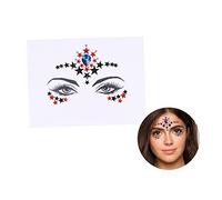 minkissy Rhinestone Forehead Sticker Acrylic Face Jewels Sticker Pack for Kids Stage Party Festival