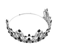 minkissy Rhinestone Gothic Spider Tiara Alloy Halloween Crown for Costume Cosplay Photo Props Party Accessory for Women and Men