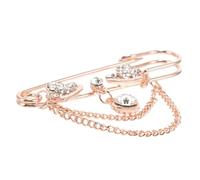 minkissy Rhinestone Sweater Shawl Clip Brooch for Women Delicate Cardigan Collar Clip Pin Stylish Dress Accessory to Stop Gaping and Decorate Scarves Safety Pin Decoration Gift