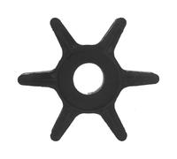 minkissy Rubber Water Pump Impeller Replacement for Marine and Industrial Applications, Black Sturdy Transfer Pump Part to Working Efficiency and Reduce Downtime on Boats