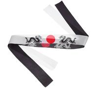 minkissy Samurai Japanese Headband 2pcs Polyester Sports Headband Suitable for Running and Karate Training