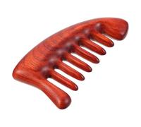 minkissy Sandalwood Hair Massage Comb with Large Teeth for Scalp Stimulation and Anti-static Function, Natural Sandalwood Material, for Daily Hair Care and Relaxation