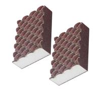 minkissy Scrub Sponge 2pcs Set Multi-Function Kitchen Wok Sponges Diamond Grit for Rust Removal and Pot Cleaning Household Reusable for Daily Use