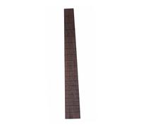 minkissy Semi-finished Rosewood Guitar Fretboard Fingerboard 20 Frets Sanding Finished Coffee Colour Easy to Use for DIY Project