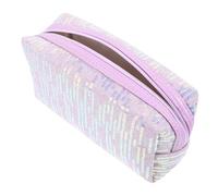minkissy Sequin Makeup Bag for Women Stylish Toiletry Organizer with Zipper Versatile Travel Pouch for Cosmetics Jewelry More Durable Cloth Material for Various Occasions
