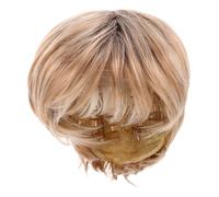 minkissy Short Synthetic Wig for Women European Style Cap Wig with Comfortable Fit Stylish Straight Hair for Parties and Everyday Wear Modern Look for Unique Fashion
