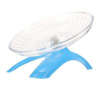 minkissy Silent Hamster Exercise Wheel Blue Running Wheel for Dwarf Hamsters Gerbils and Guinea Pigs Small Animal Cage Accessory