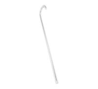 minkissy Silver Jazz Dance Cane Prop Stable Decorative Walking Stick for Stage Performance Cosplay Party Halloween Festival Accessory