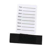 minkissy Simple Design Eyelash Display Stand Round Edges White Acrylic Eyelash Plate Holder