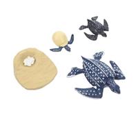 minkissy Simulation Leatherback Turtle Growth Cycle Model for Early Learning Animal Evolution Figurines Educational Turtles Cognitive Playthings for Preschool Biology Science