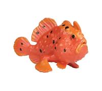 minkissy Simulation Stone Fish Figurine Educational Plastic Fish Model for Safe Ocean Creature Decor for Learning About Sea Animals and Natural History