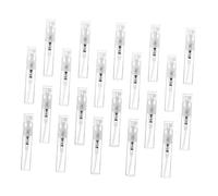 minkissy Small Glass Bottle Perfume Spray Empty Vial 20Pcs 3Ml Lightweight Travel Refillable Vials with Lid for Fragrance Sampling and-The-Go Toiletries