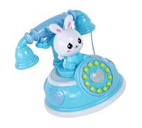 minkissy Small Plastic Simulation Telephone Educational for Hand-Eye Coordination Trainer Safe Plastic Material Intellectual Development for Early Learning and Social Skills