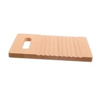 minkissy Small Wooden Washboard for Compact Beech Wood Laundry Cleaning Board Educational Montessori for Childrens Fine Motor Skills Practical Mini Scrubbing Tool for Easy Hand Washing