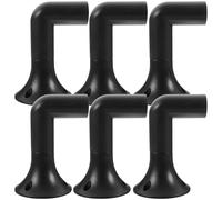 minkissy Solar Lamp Accessory 12Pcs Plastic Ground Spike and Extension Pole Kit with Screws for Outdoor Garden and Lawn Lighting