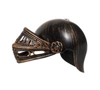 minkissy Soldier Helmet for Performance and Cosplay Plastic Medieval Style Headwear Easy to Wear and Store Realistic Roman Soldier Design for Boys and Party