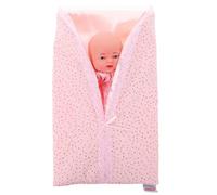 minkissy Soothe The Doll Realistic Reborn Dolls Soft Plush Hand Puppet for Newborns Teaching and Comforting for Toddlers Boy Girl Includes Finger Animal Puppets