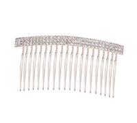 minkissy Sophisticated Rhinestone Headdress Bang Comb Hair Insert Hair Combs for Women Girls Party Banquet Wedding Hairpin