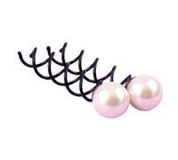 minkissy Spiral Bobby Pins Pearl Hair Pins Hair Accessories for Women Ladies Hair Decoratuion Hair Styling Tool 4 Pcs